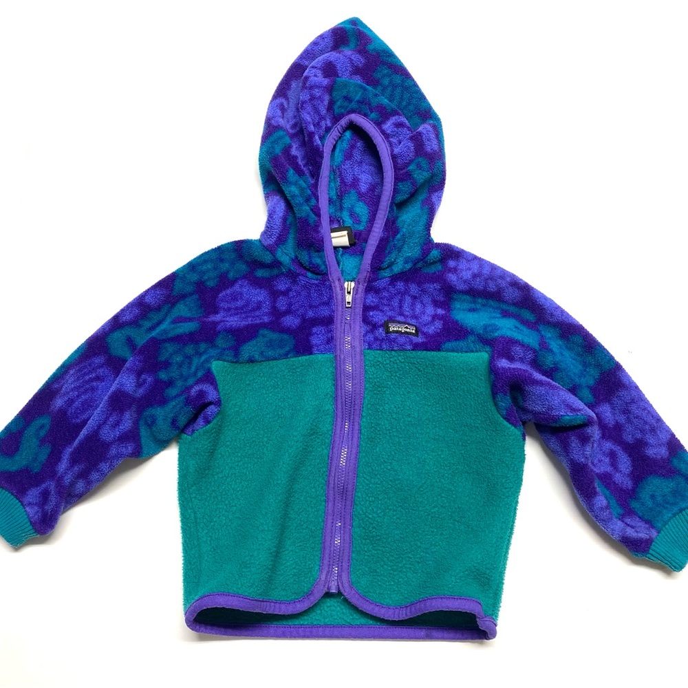 Patagonia Vintage 90s Baby Toddler Zipper Jacket